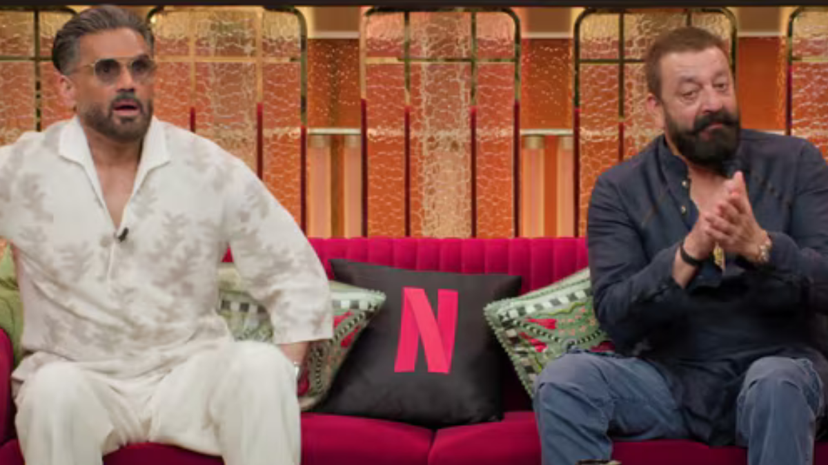 suniel shetty and sanjay dutt in kapil sharma show